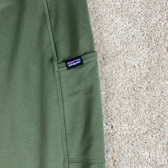 Patagonia Pack Out Tights Womens L Basin Green Hiking Leggings Pockets 21995 - Picture 10 of 10